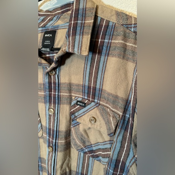 RVCA Plaid Button-Up Shirt - Picture 3 of 5